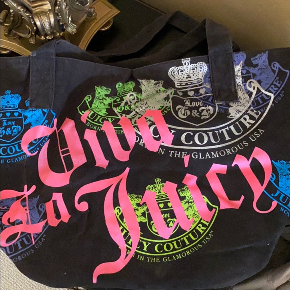 Juicy couture canvas tote